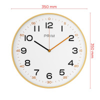 Nástenné rádiom riadené hodiny Radio Sandy PRIM 4589.51, 35cm